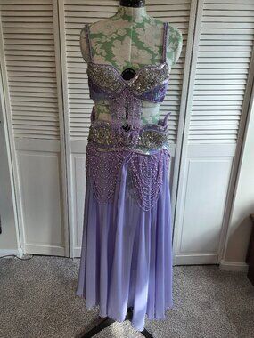 NEW Lavender Professional Belly Dance Costume from Egypt